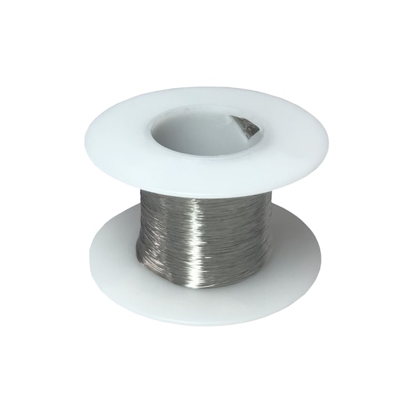 Stainless Steel 316L Wire, 40 AWG Gauge, 0.0031 in Diameter, 1000 Feet